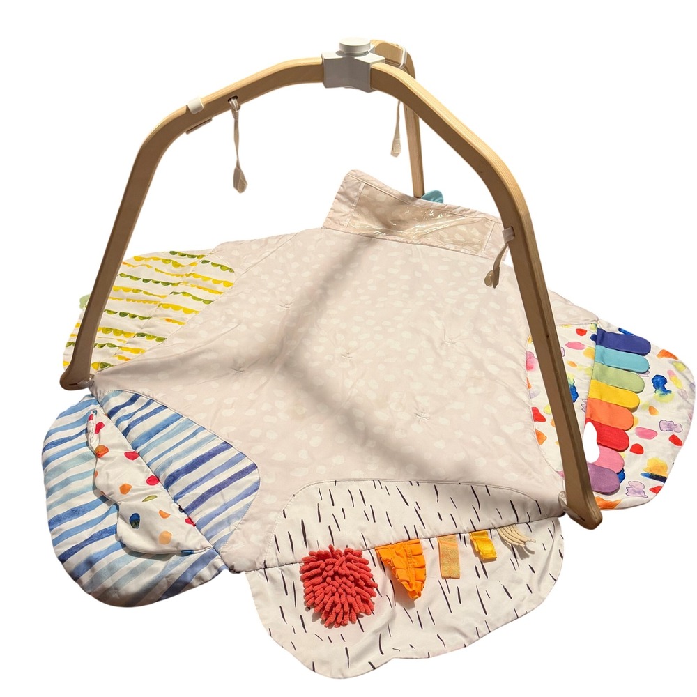 Lovevery Play Gym Baby Activity Center Sensory Mat + Guide (Incomplete)